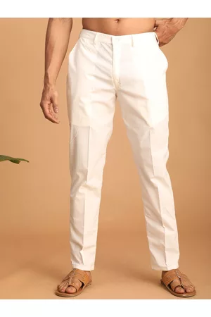 Vastramay Men Cotton Mid-Rise Pant Style Pyjama