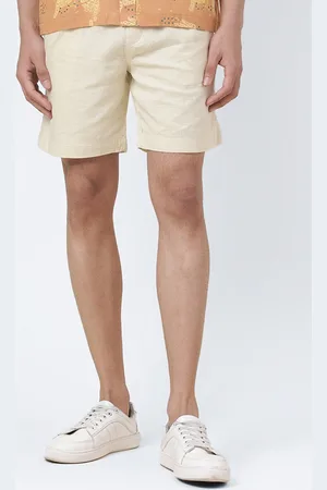 Fabindia Mid-Rise Regular Fit Cotton Shorts