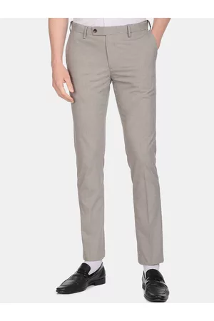 Arrow Men Regular Fit Formal Trousers
