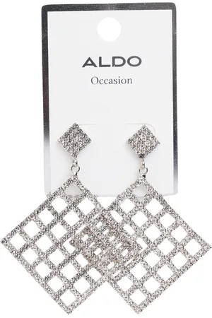 Aldo Contemporary Artificial Stoned Drop Earrings