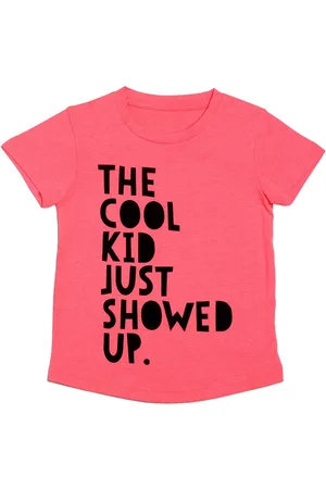 DOOR74 Boys Typography Printed Cotton T-shirt