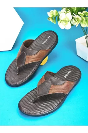 Provogue Men Textured Comfort Sandals