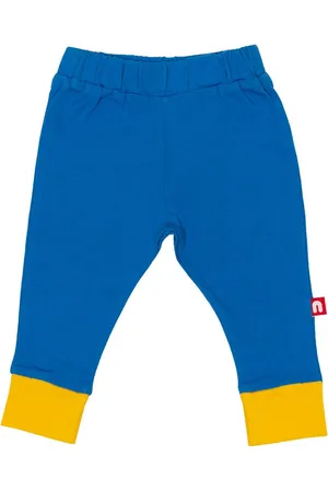 Nino Bambino Girls Blue Cotton Leggings