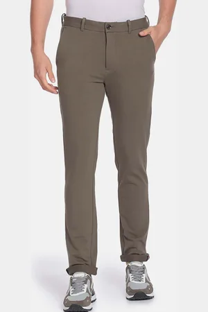 Arrow Men Skinny Fit Low-Rise Chinos Trousers