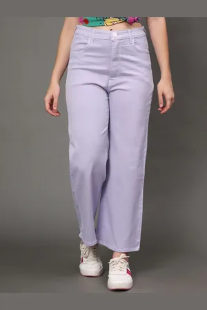 AngelFab Women Jean Relaxed Fit High-Rise Jeans