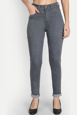 AngelFab Women Jean Skinny Fit High-Rise Stretchable Cotton Jeans
