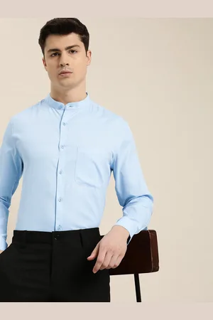 Invictus Men Slim Fit Textured Opaque Smart Casual Shirt