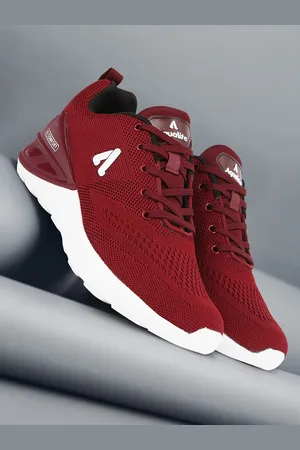 Aqualite Men Elastic Fit Technology Non-Marking Running Sports Shoes