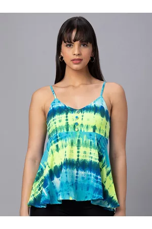 Globus Tie and Dye Shoulder Straps A-Line Top