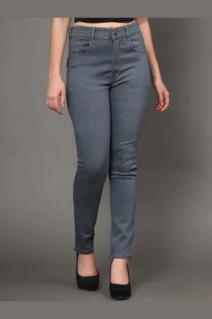 AngelFab Women Jean Skinny Fit High-Rise Stretchable Cotton Jeans