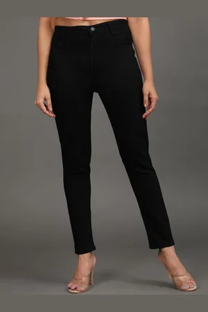 AngelFab Women Jean Skinny Fit High-Rise Stretchable Cotton Jeans