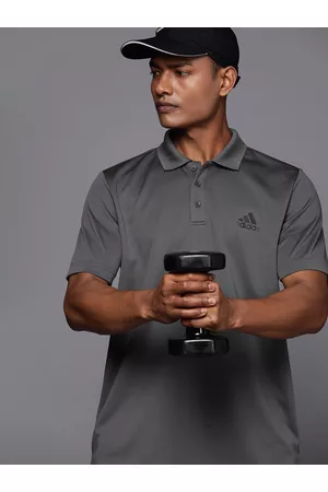 adidas Aeroready D2M Printed Polo Collar T-shirt