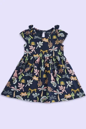 Pantaloons Girls Cotton Floral Dress