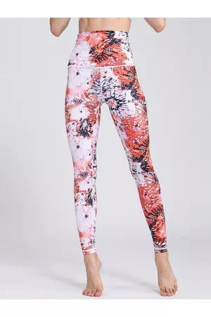 JC Collection Women Mid-Rise Rapid-Dry Printed Tights