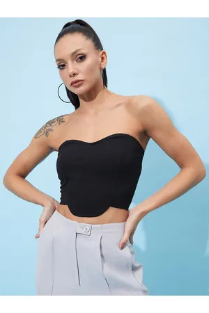ATHENA Strapless Tube Crop Top