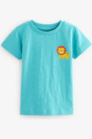 Next Boys Printed Detail Pure Cotton T-shirt