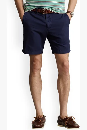 Ralph Lauren Men Linen Cotton Straight-Fit Chino Shorts
