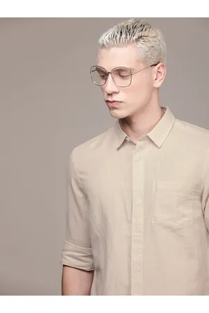 Calvin Klein Men Linen Cotton Casual Shirt