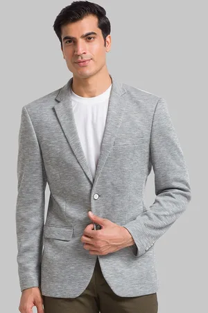 Park Avenue Self Design Single-Breasted Casual Blazer