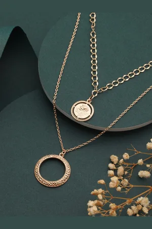 Priyaasi Gold-Plated Layered Necklace