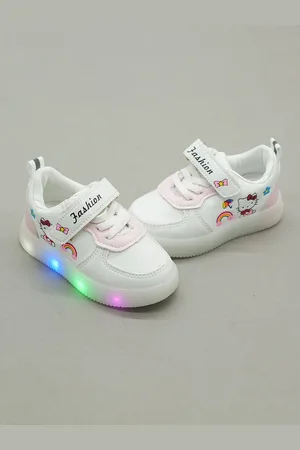FEETWELL Kids Printed LED Sneakers