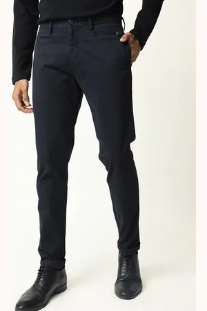 Rare Rabbit casual_trousers_men_westernwear : Buy Rare Rabbit Spoke-  Textured Slim Fit Mens Trouser - Grey Online | Nykaa Fashion