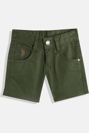 Ralph Lauren Boys Solid Pure Cotton Shorts