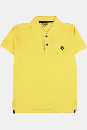 V-Mart Boys Polo Collar Regular Fit Cotton T-shirt