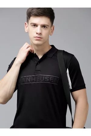 Van Heusen Men Brand Logo Printed Polo Collar Training T-shirt