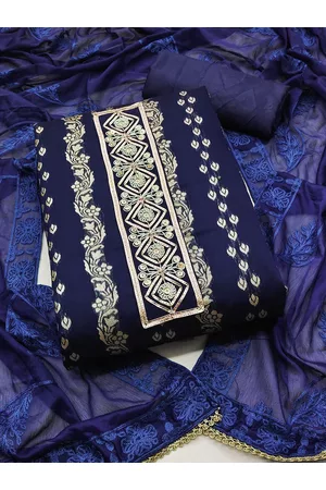 Kalini Printed Woven Design Unstitched Dress Material With Dupatta