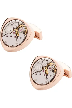 The Tie Hub Rose Gold Plated Triangle Geometric Cufflink