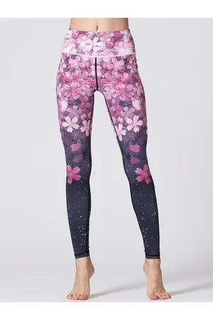 JC Collection Women Printed Rapid-Dry Technology Tights