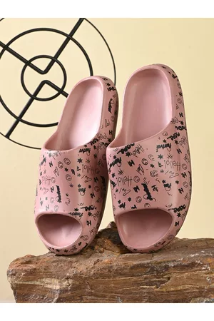 Kook N Keech Women Printed Slip On Croslite Sliders