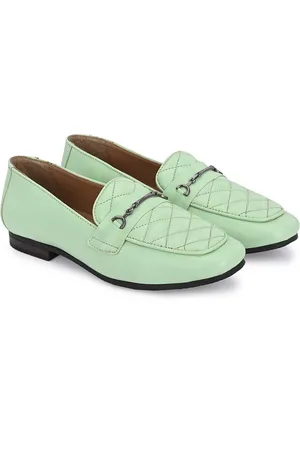 DressBerry Women Stitch Detail Lightweight Faux Leather Horsebit Loafers