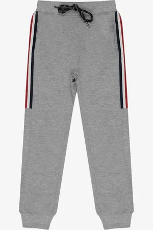 Alan Jones Boys Side Taping Detail Mid-Rise Joggers