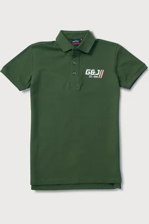 Gini and Jony Boys Polo Collar Cotton T-shirt