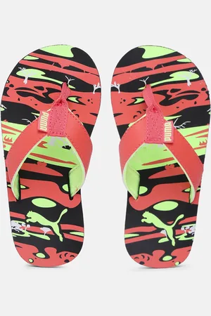 PUMA Kids Jimmy Printed Thong Flip-Flops