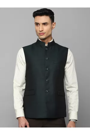 Buy Men Brown Self Design Slim Fit Ethnic Bandhgala Suit Online at  desertcartINDIA