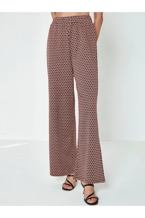 Buy COVER STORY White Solid Regular Fit Polyester Women Casual Women  Trousers | Shoppers Stop