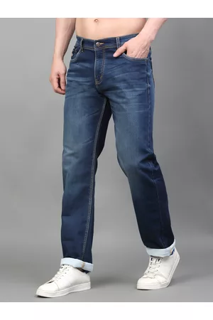 LOUIS STITCH Men Relaxed Fit Light Fade Stretchable Jeans