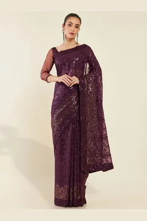 Soch Sequinned Embellished Saree