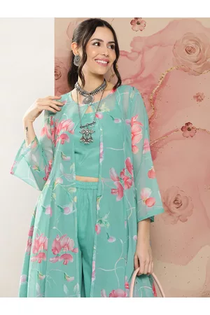 Buy Sumavi-Fashion SUMAVI-FASHION Floral Embroidered Crop Denim Jacket at  Redfynd