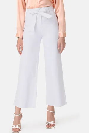 Kazo Women Flared High-Rise Cotton Jeans