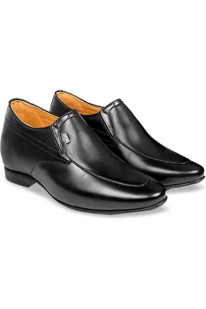 BXXY Men Hidden Elevator Height Increasing Formal Slip-On Shoes