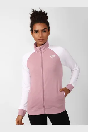 Reebok Women High Neck Cotton Sweatshirt