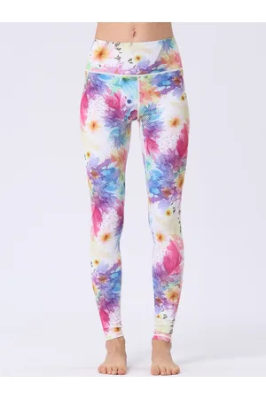 JC Collection Women Printed Gym Tights