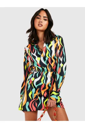 Boohoo Printed Sheath Dress