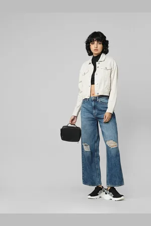 ONLY Women Grey Onldrew Pure Cotton Jacket