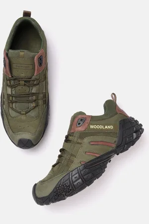 Woodland Men Leather Sneakers
