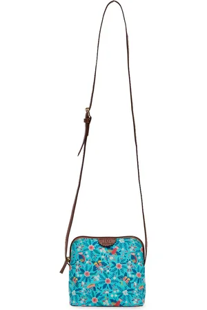 TEAL Floral Printed Swagger Sling Bag